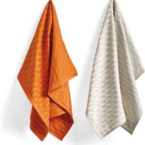 S&B Tea Towels-No 2 Marker Diamond. Set of 2. In packaging